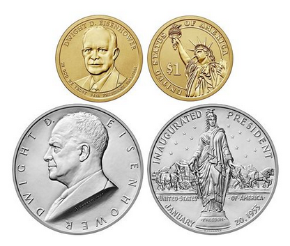 Eisenhower 2015 Coin &amp; Chronicles Set'