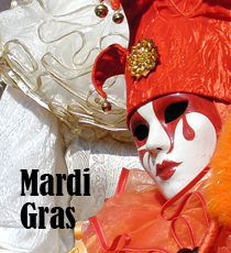 mardi gras Venetian mask'