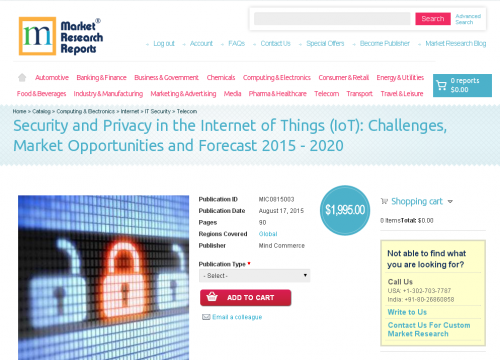 Security and Privacy in the Internet of Things (IoT)'