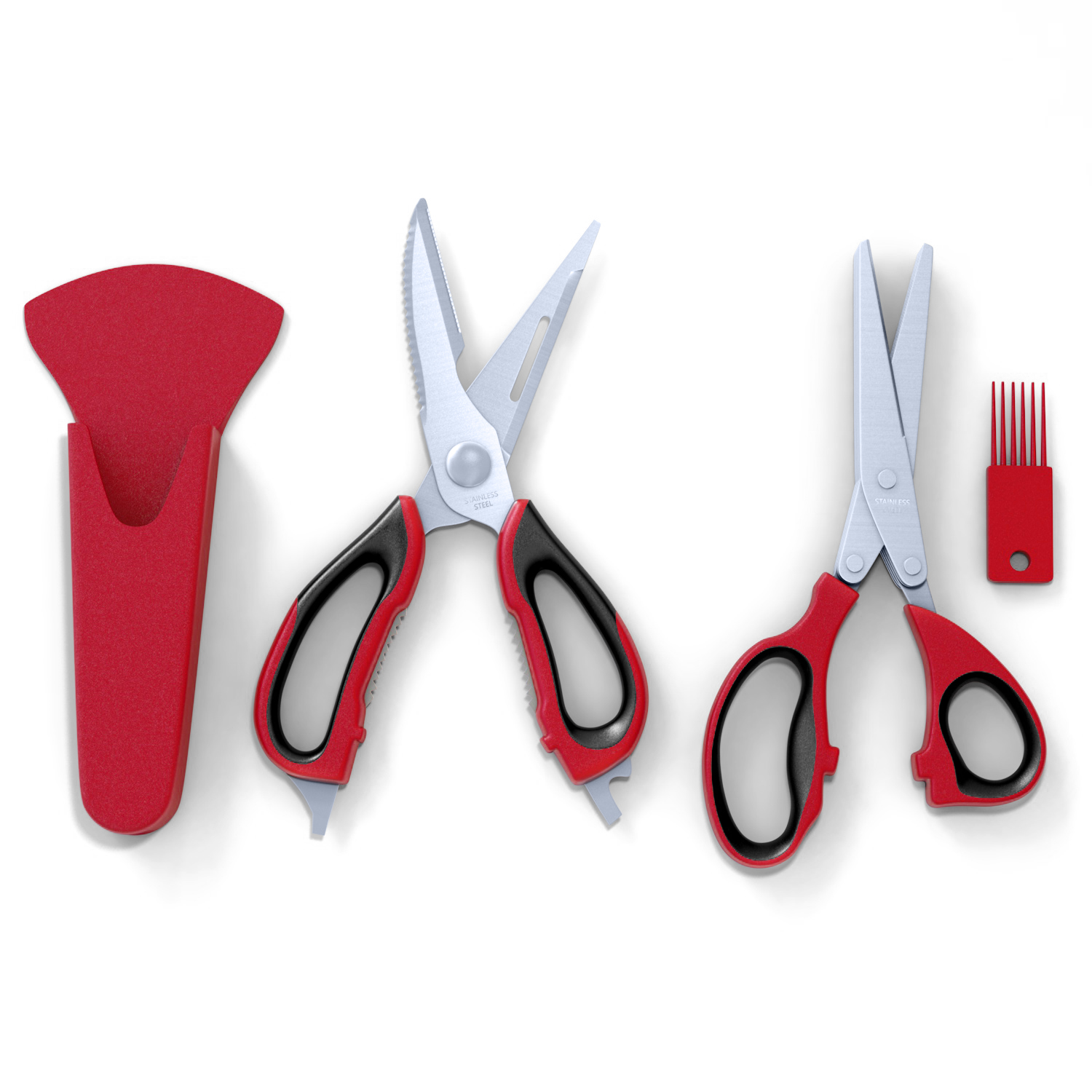 Silicone Designs Culinary Scissors &amp; Herb Shears Set