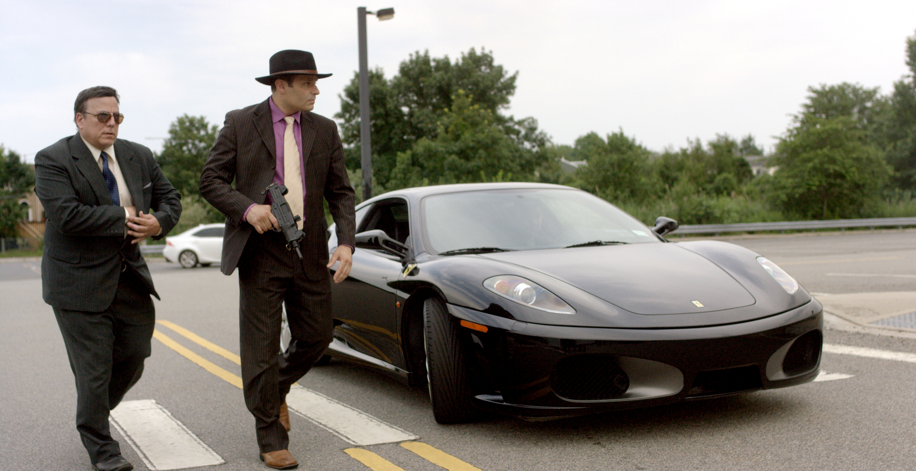 Actors Yaron Urbas and Pete Trabucco