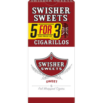 Swisher Sweets Cigarillos Regular Pack'