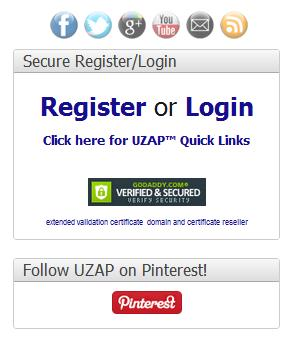 UZAP Register Login'