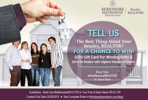Tell Us What You Like About Your Beazley, REALTOR Contest'