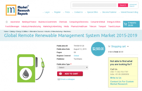 Global Remote Renewable Management System Market 2015-2019'