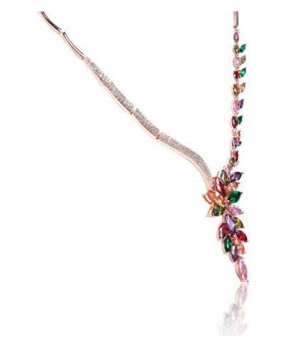 HSG leaf design pendant and necklace