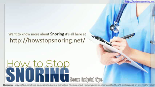 Snoring Remedies That Work'