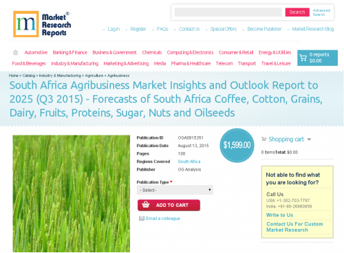 South Africa Agribusiness Market Insights'