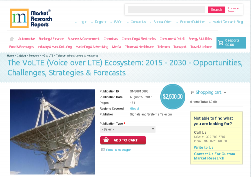 The VoLTE (Voice over LTE) Ecosystem: 2015 - 2030'