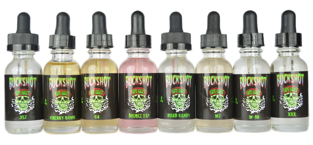 Buckshot Vapors Product Lineup