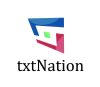 Logo for txtNation'