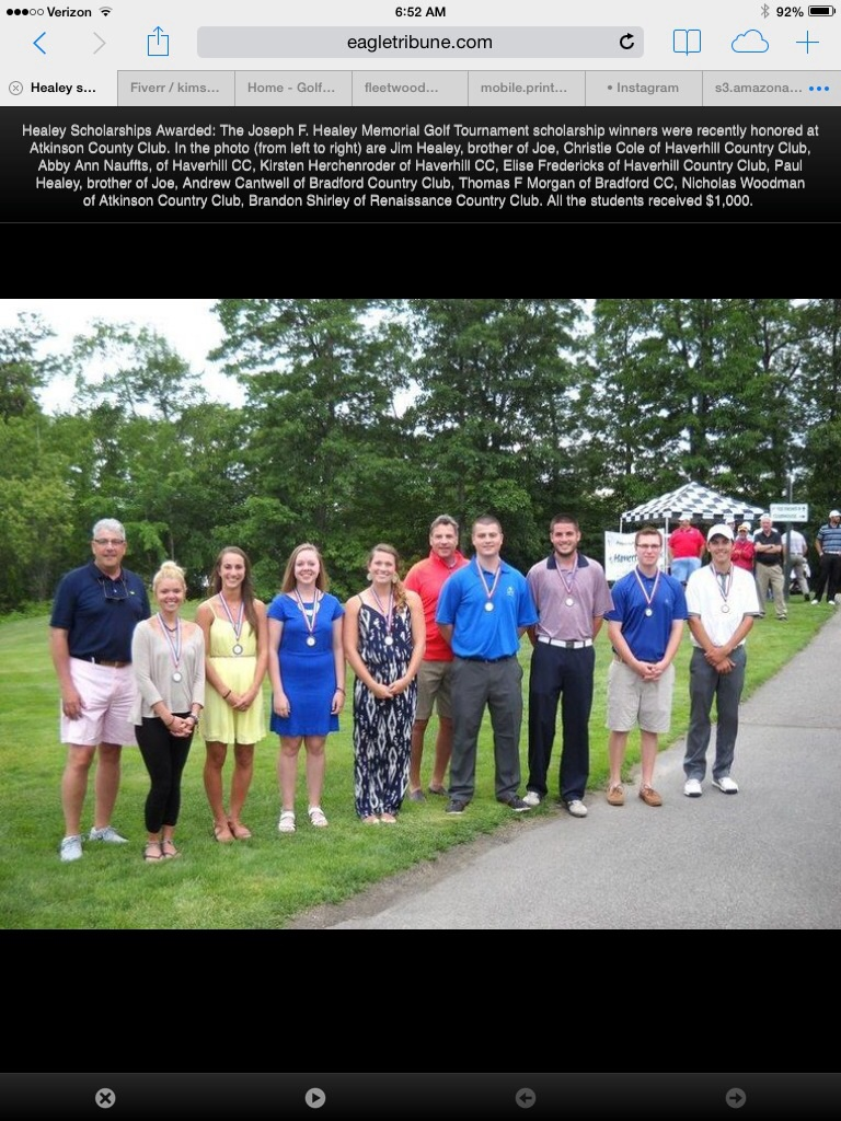 Joseph F Healey Memorial Org'