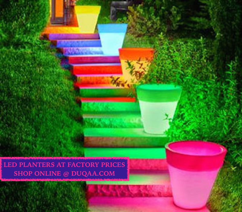 New and Modern Style Led Planters'