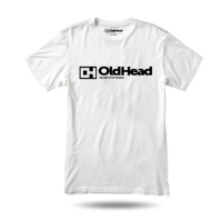 OldHead Clothing Never Stop Riding White T-shirt