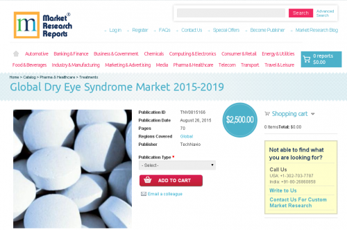 Global Dry Eye Syndrome Market 2015-2019'