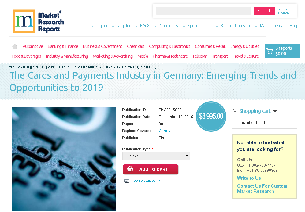 The Cards and Payments Industry in Germany