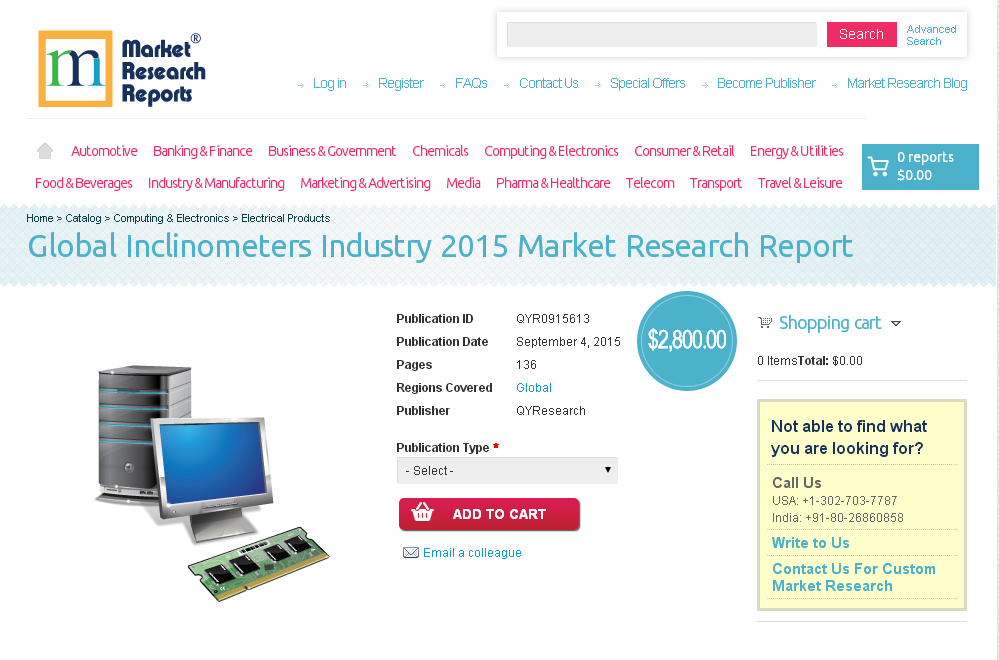 Global Inclinometers Industry 2015'