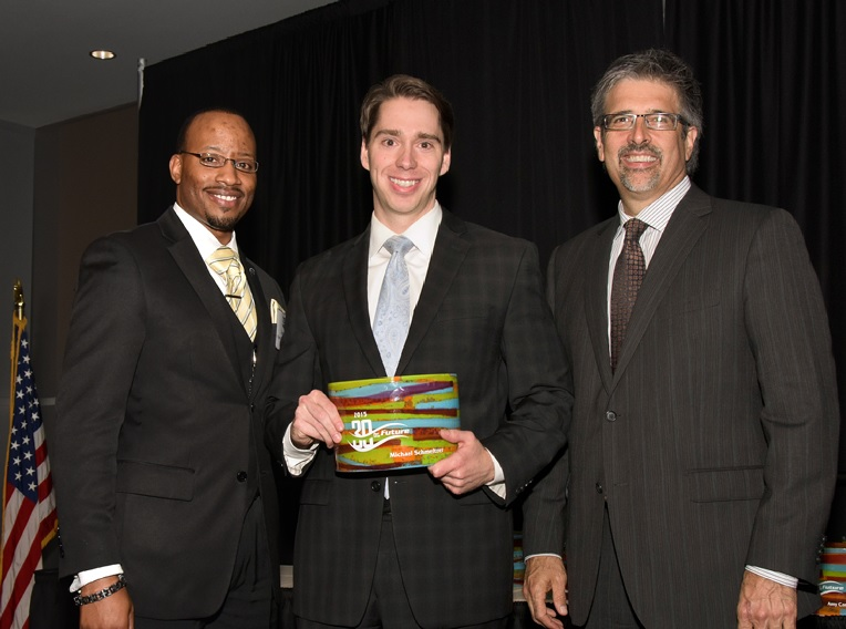 Attorney Michael Schmeltzer Receiving 30 for the Future Awar'