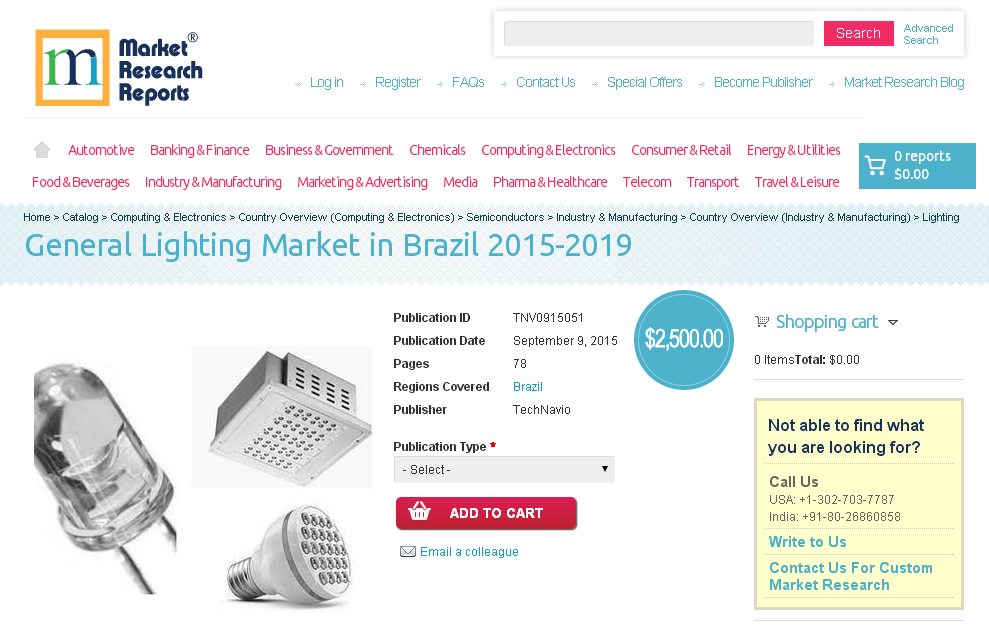 General Lighting Market in Brazil 2015-2019