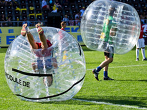 bubble football'