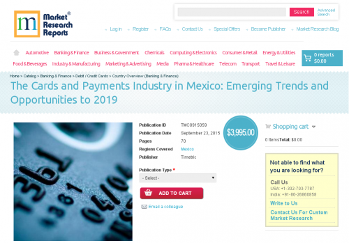 The Cards and Payments Industry in Mexico'