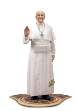 3D Printed Pope Francis Collectible Figurine'