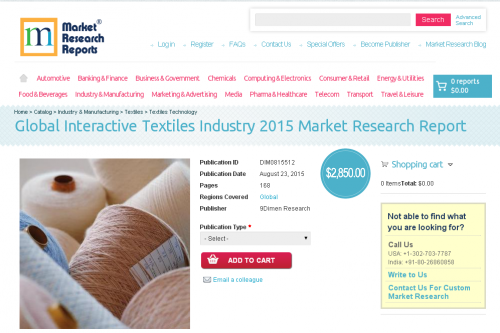 Global Interactive Textiles Industry 2015'