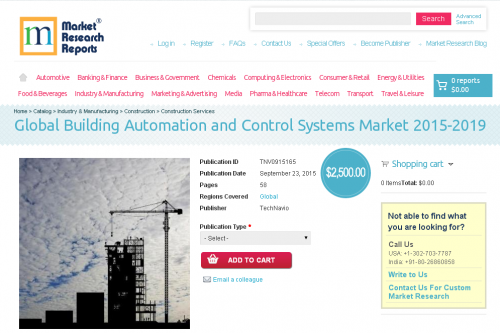Global Building Automation and Control Systems Market 2015'