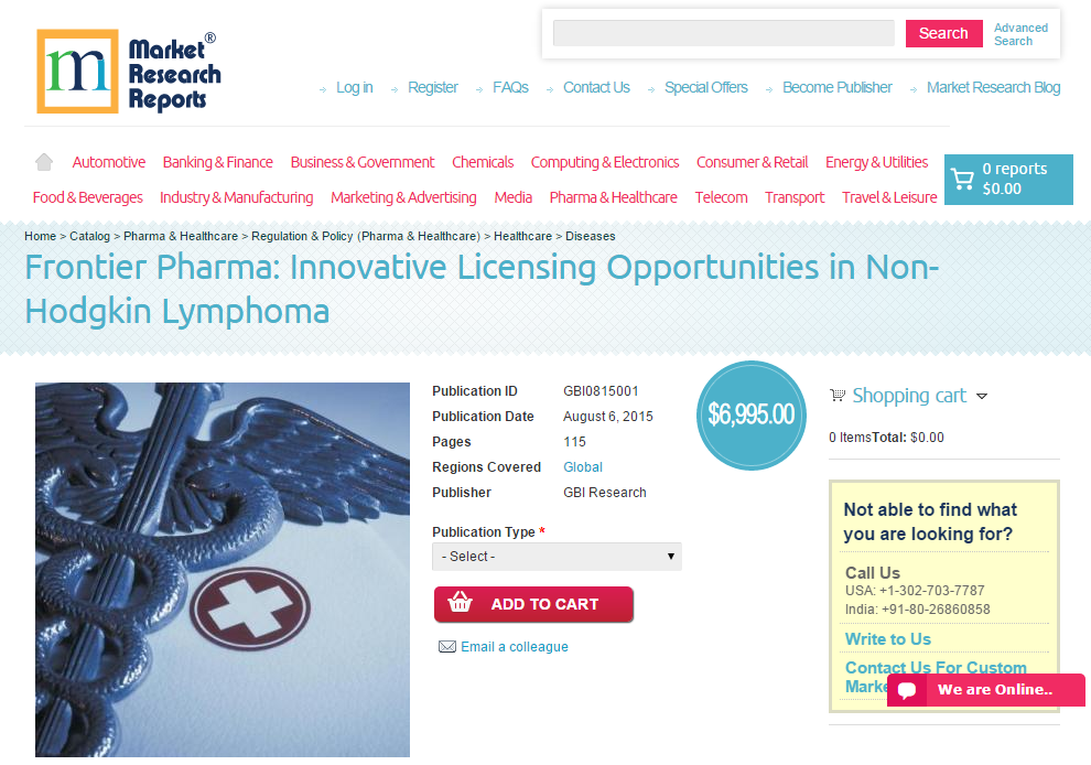 Innovative Licensing Opportunities in Non-Hodgkin Lymphoma