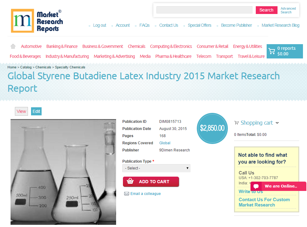Global Styrene Butadiene Latex Industry 2015