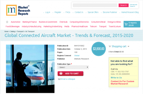Global Connected Aircraft Market - Trends &amp;amp; Forecast'
