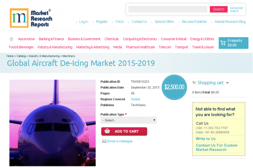 Global Aircraft De-Icing Market 2015-2019'