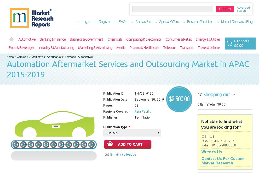 Automation Aftermarket Services and Outsourcing Market'