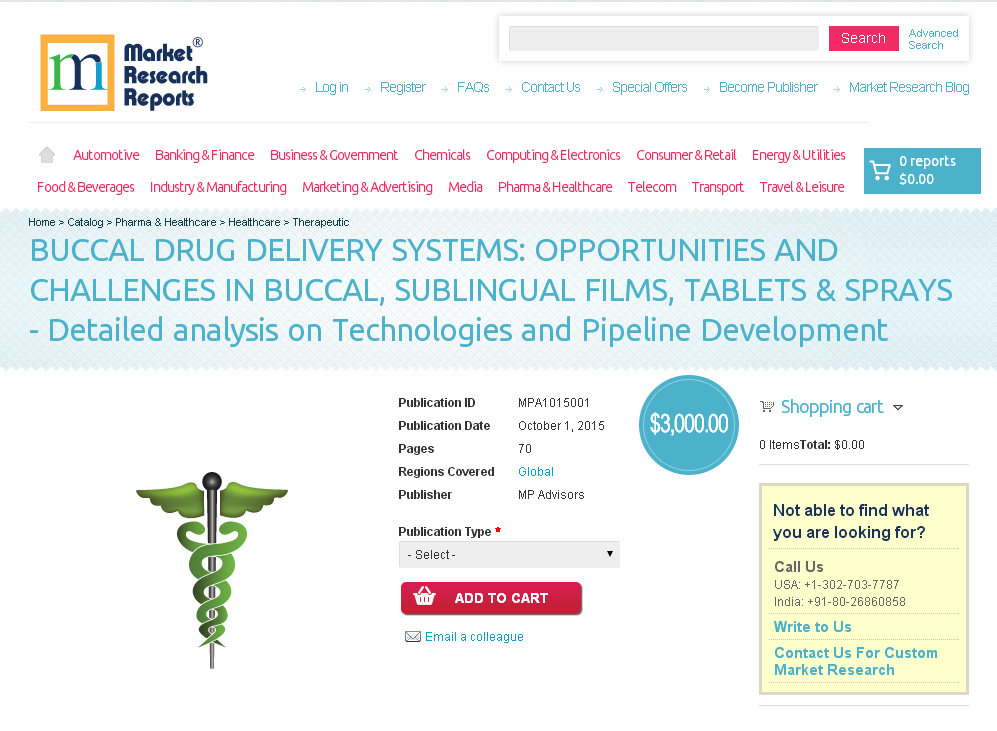 Buccal Drug Delivery Systems