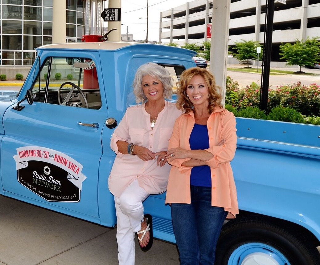 Robina Shea and Paula Deen