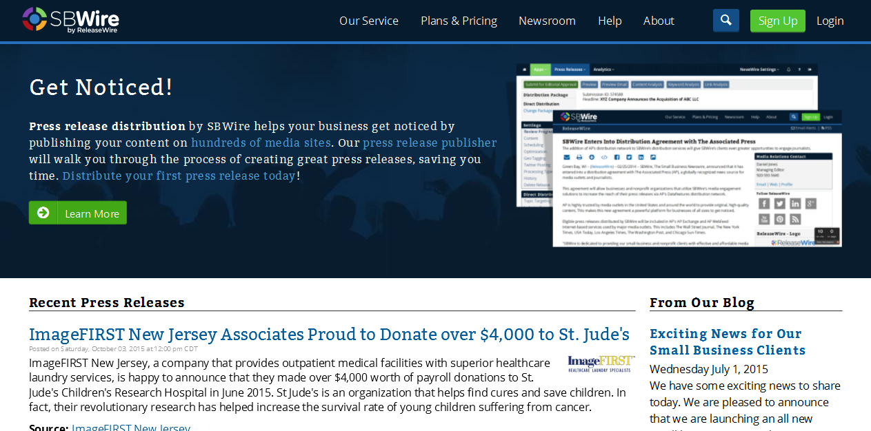 SBWire/ReleaseWire in 2014