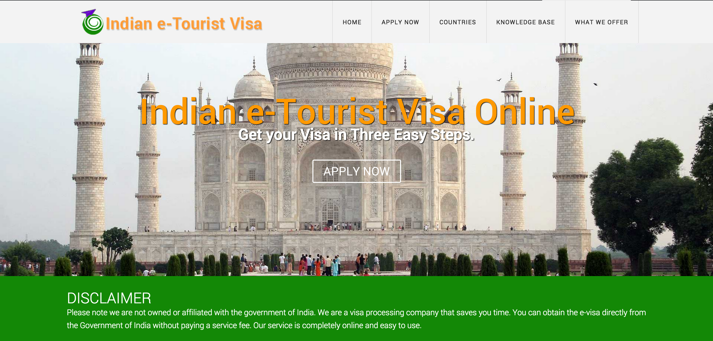 India E-Tourist Visa'