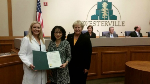 Dr. Grawe Proclamation for Breast Cancer Awareness'