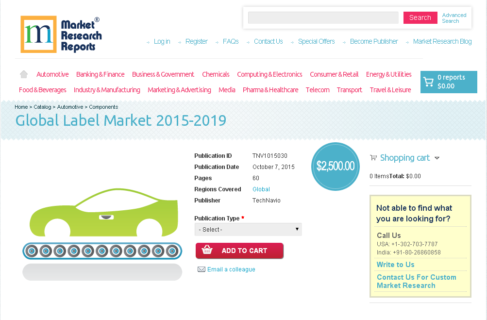 Global Label Market 2015-2019