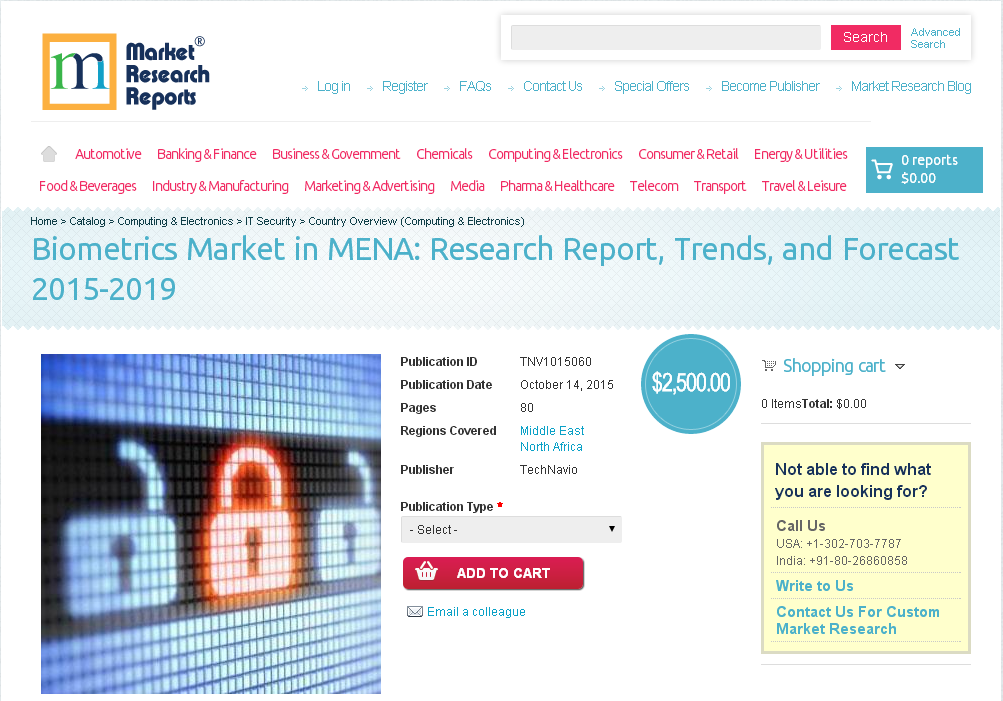 Biometrics Market in MENA'