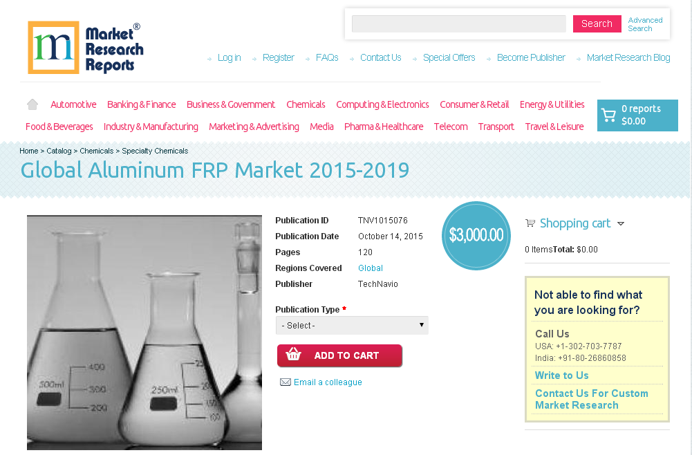 Global Aluminum FRP Market 2015-2019