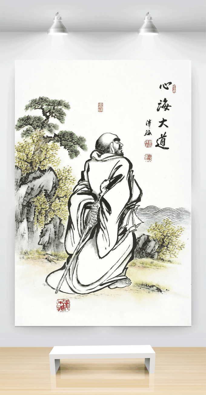 The secret paintings of Bodhidharma