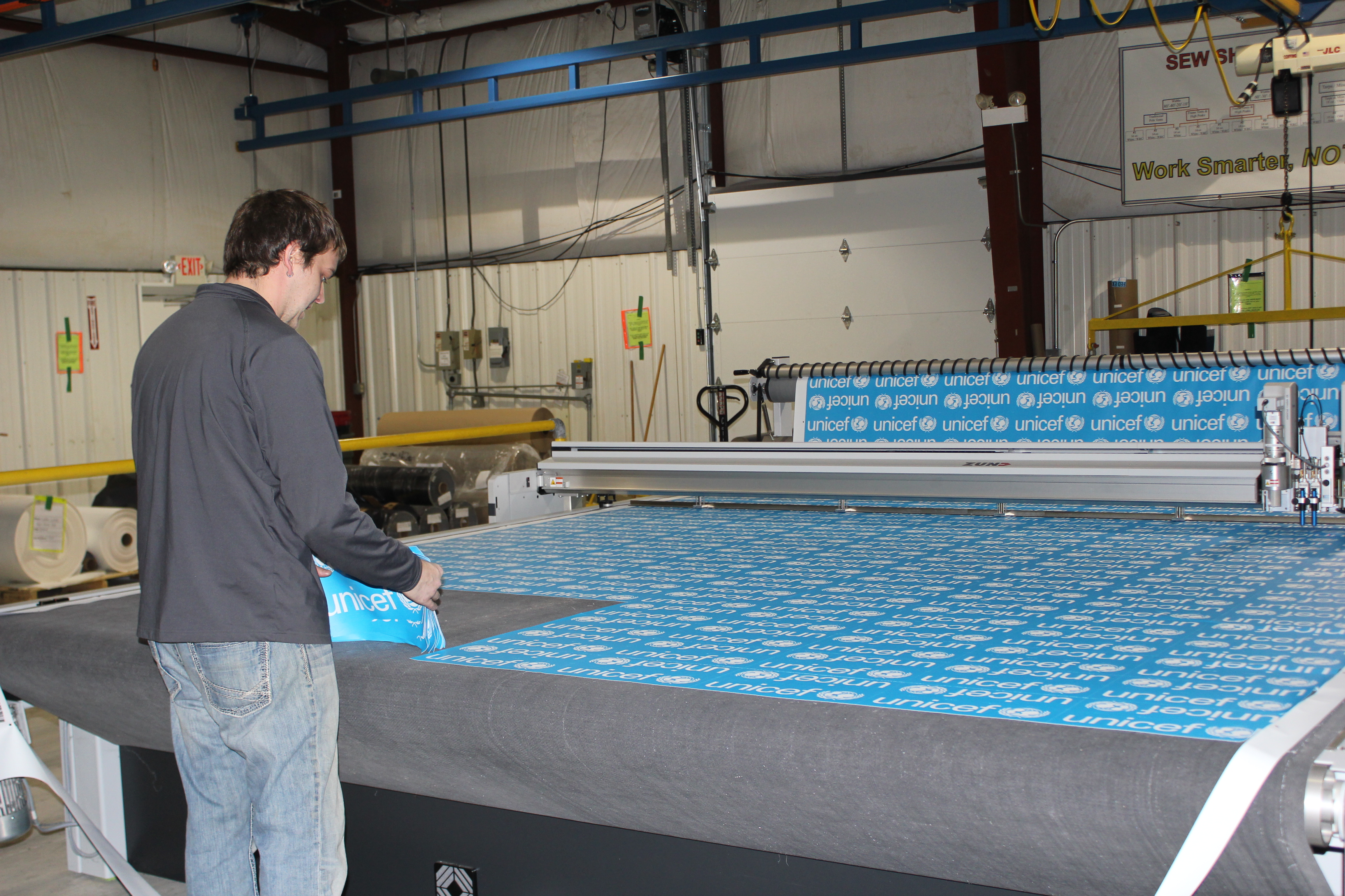 UNICEF Tarpaulin Labels by Celina Tent