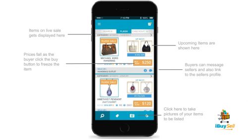 iBuySell Online Shopping App'
