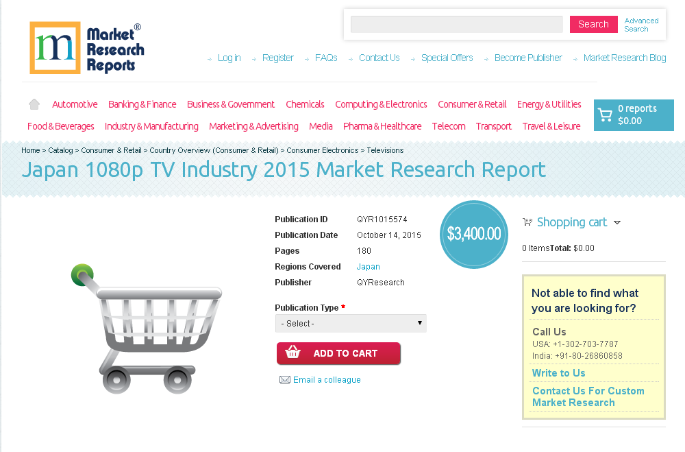 Japan 1080p TV Industry 2015