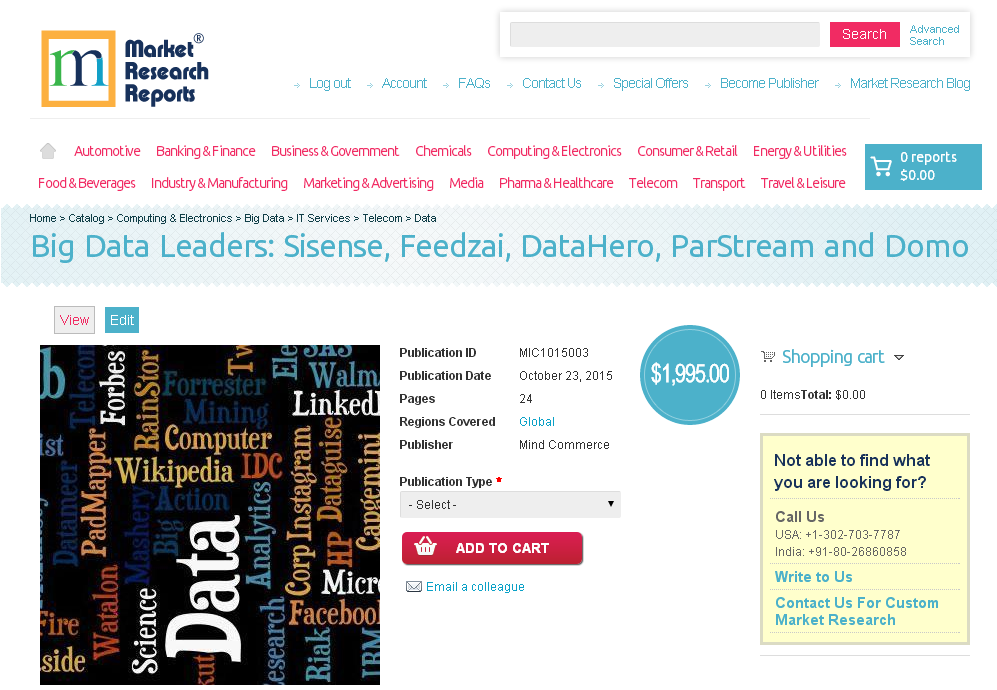 Big Data Leaders: Sisense, Feedzai, DataHero, ParStream'