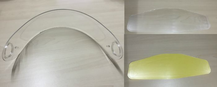 Anti fog visor insert