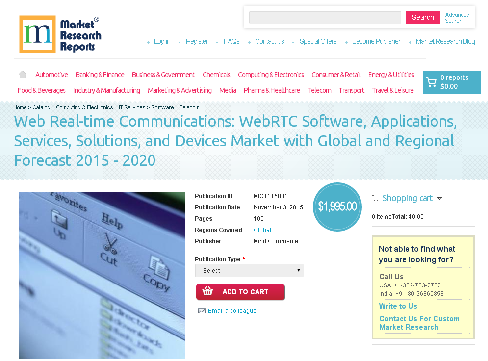 Web Real-time Communications: WebRTC Software, Applications