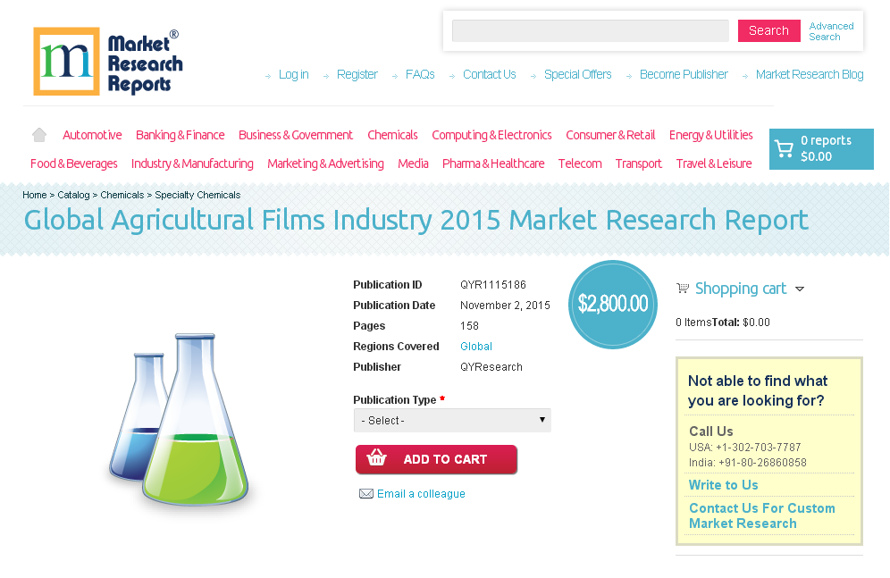 Global Agricultural Films Industry 2015'