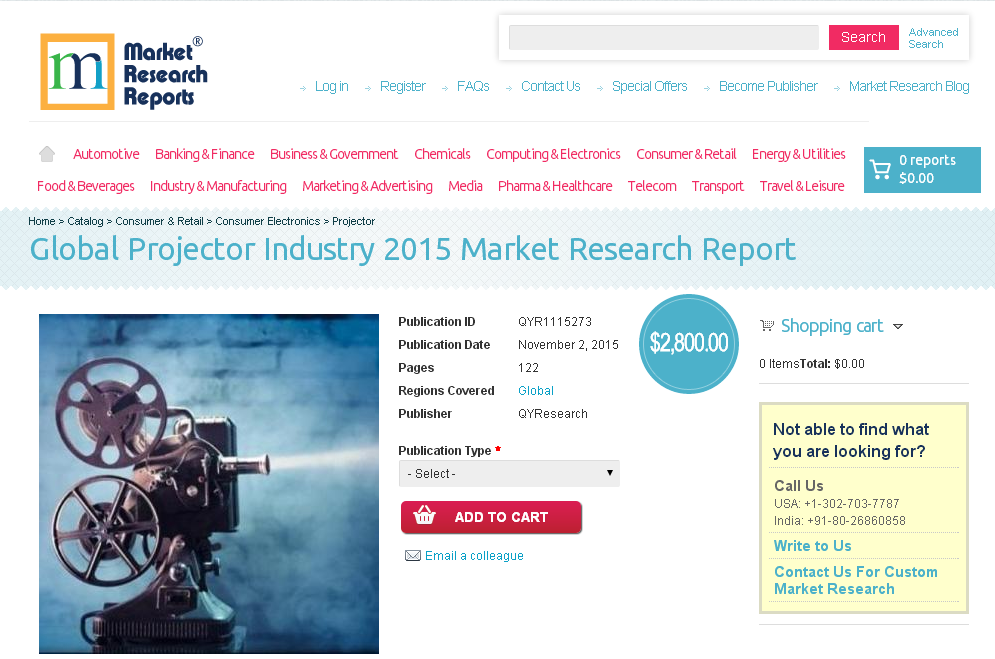 Global Projector Industry 2015'